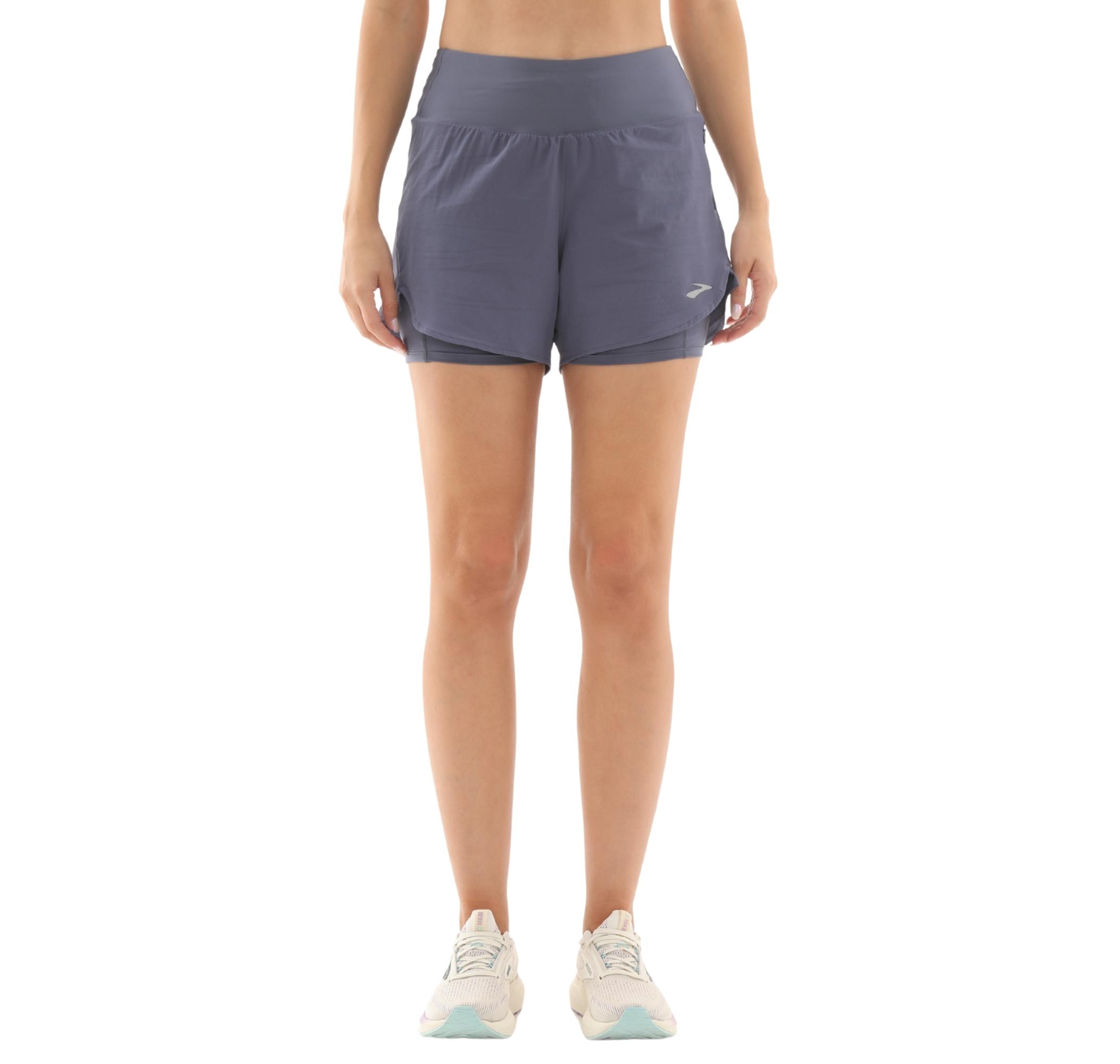 Женские шорты Brooks Chaser 5 2-In-1 Short 2.0 Kapri