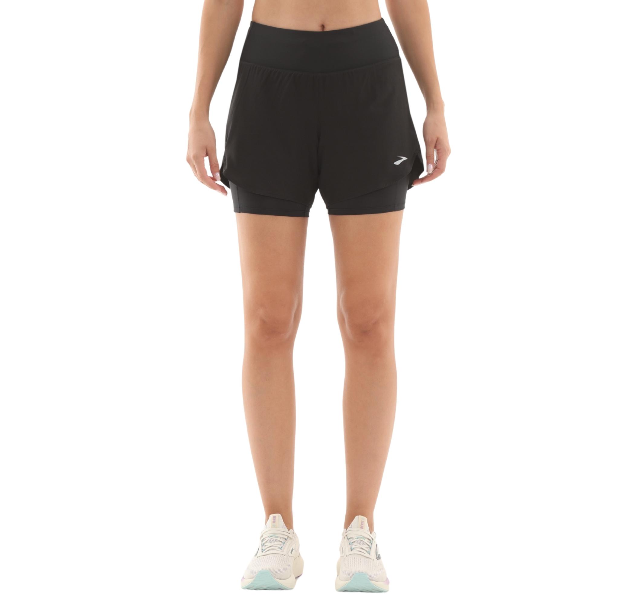 Женские шорты Brooks Chaser 5 2-In-1 Short 2.0 Kapri