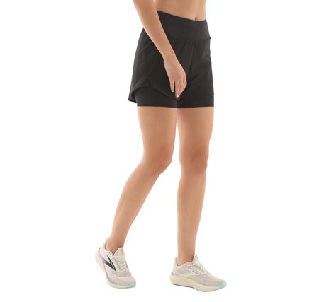 Brooks Chaser 5 2-In-1 Short 2.0 Kadın Şort Ve Kapri Siyah