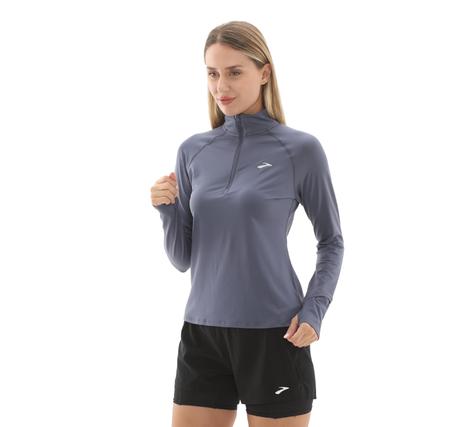 Brooks Dash 1-2 Zip 3.0 Kadın Sweatshirt Lacivert