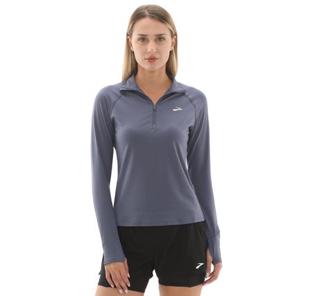 Brooks Dash 1-2 Zip 3.0 Kadın Sweatshirt Lacivert Brooks Dash 1-2 Zip 3.0 Kadın Sweatshirt Lacivert