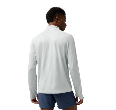 Brooks Dash 1-4 Zip 3.0 Erkek Sweatshirt Beyaz