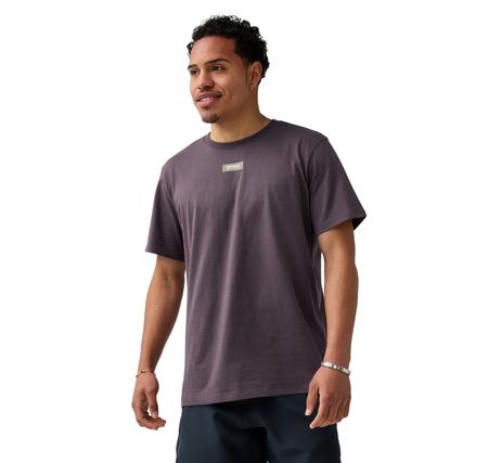 Brooks Graphic Short Sleeve Erkek T-Shirt Mor Brooks Graphic Short Sleeve Erkek T-Shirt Mor