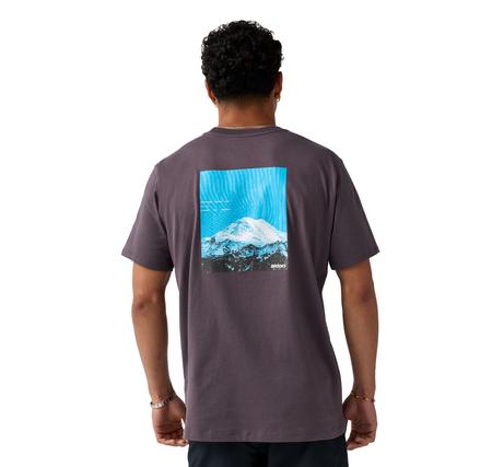 Brooks Graphic Short Sleeve Erkek T-Shirt Mor Brooks Graphic Short Sleeve Erkek T-Shirt Mor