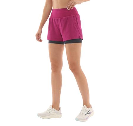 Brooks High Point 3 2-In-1 Short 2.0 Kadın Şort Ve Kapri Pembe
