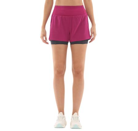 Brooks High Point 3 2-In-1 Short 2.0 Kadın Şort Ve Kapri Pembe