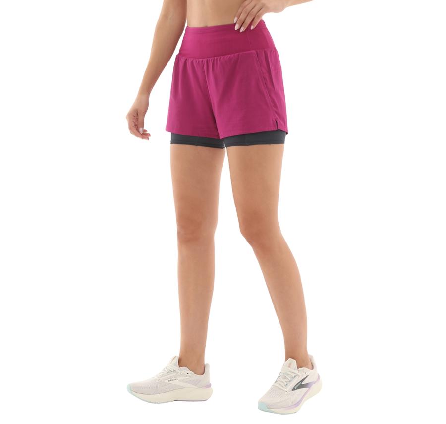 Brooks High Point 3 2-In-1 Short 2.0 Kadın Şort Ve Kapri Pembe Brooks High Point 3 2-In-1 Short 2.0 Kadın Şort Ve Kapri Pembe