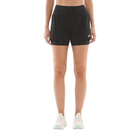 Brooks High Point 3 2-In-1 Short 2.0 Kadın Şort Ve Kapri Siyah