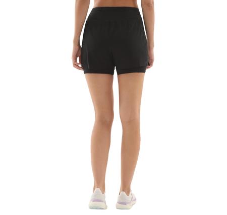 Brooks High Point 3 2-In-1 Short 2.0 Kadın Şort Ve Kapri Siyah