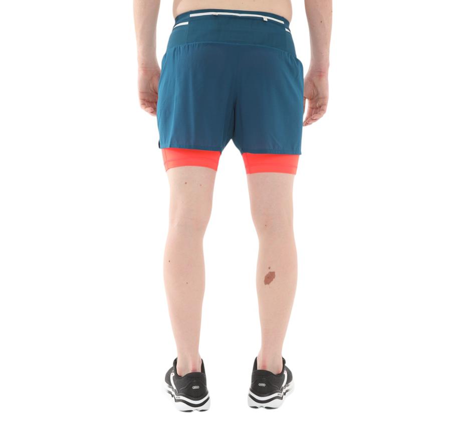 Brooks High Point 5 2-In-1 Short 2.0 Erkek Şort Ve Kapri İndigo Brooks High Point 5 2-In-1 Short 2.0 Erkek Şort Ve Kapri İndigo