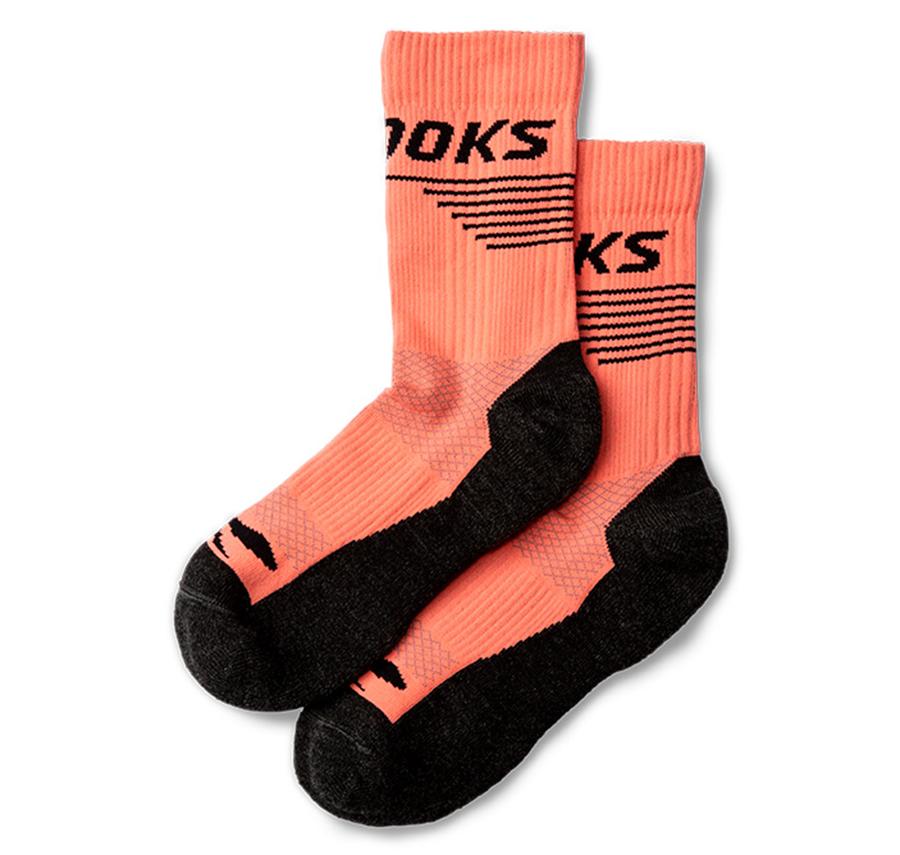 Brooks High Point Crew Çorap Pembe Brooks High Point Crew Çorap Pembe