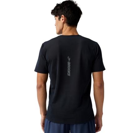 Brooks High Point Short Sleeve 2.0 Erkek T-Shirt Siyah