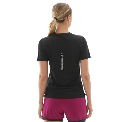 Brooks High Point Short Sleeve 2.0 Kadın T-Shirt Siyah