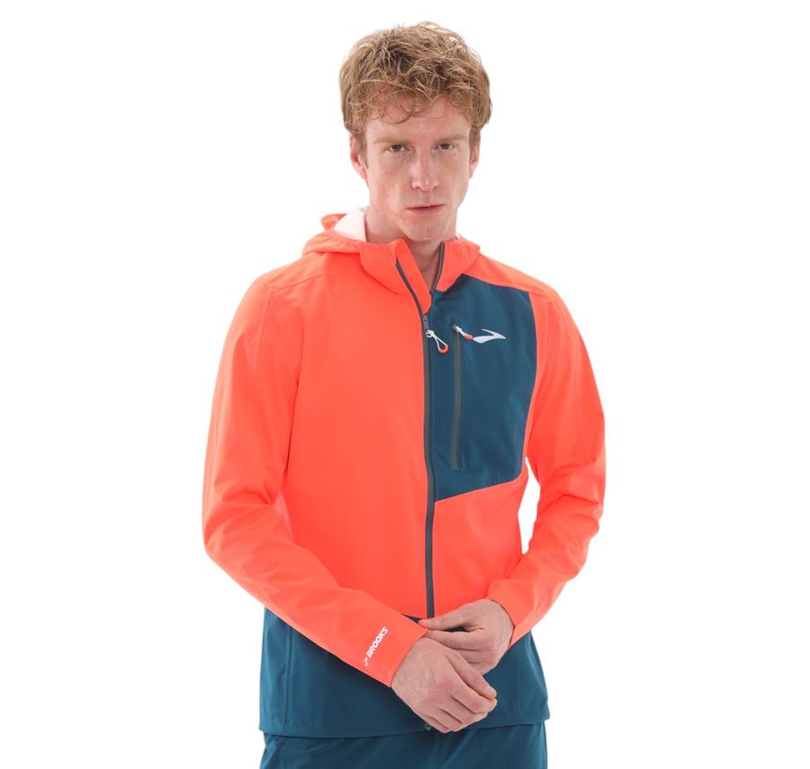Brooks High Point Waterproof Jacket 2 Erkek Yağmurluk-Rüzgarlık Turuncu Brooks High Point Waterproof Jacket 2 Erkek Yağmurluk-Rüzgarlık Turuncu