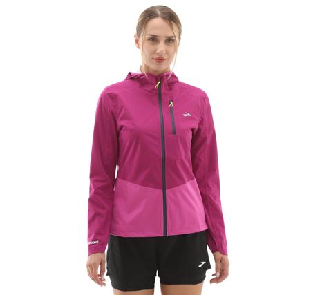Brooks High Point Waterproof Jacket 2 Kadın Yağmurluk-Rüzgarlık Pembe Brooks High Point Waterproof Jacket 2 Kadın Yağmurluk-Rüzgarlık Pembe