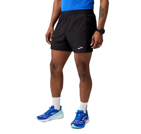 Brooks Journey 5" Short Erkek Şort Ve Kapri Siyah
