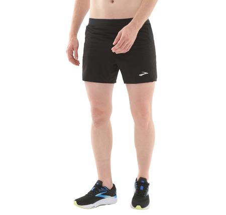 Brooks Journey 5" Short Erkek Şort Ve Kapri Siyah