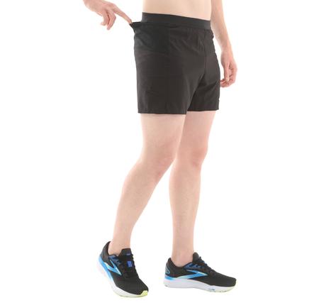 Brooks Journey 5" Short Erkek Şort Ve Kapri Siyah