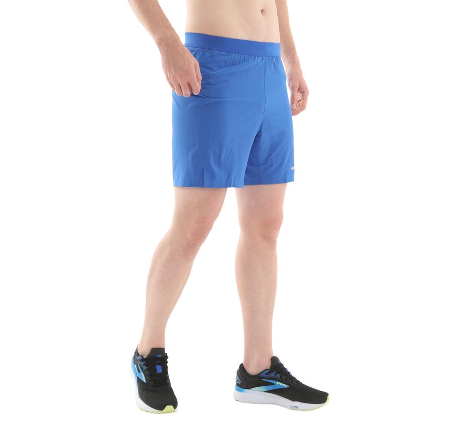 Brooks Journey 7" 2-In-1 Short Erkek Şort Ve Kapri Mavi Brooks Journey 7" 2-In-1 Short Erkek Şort Ve Kapri Mavi