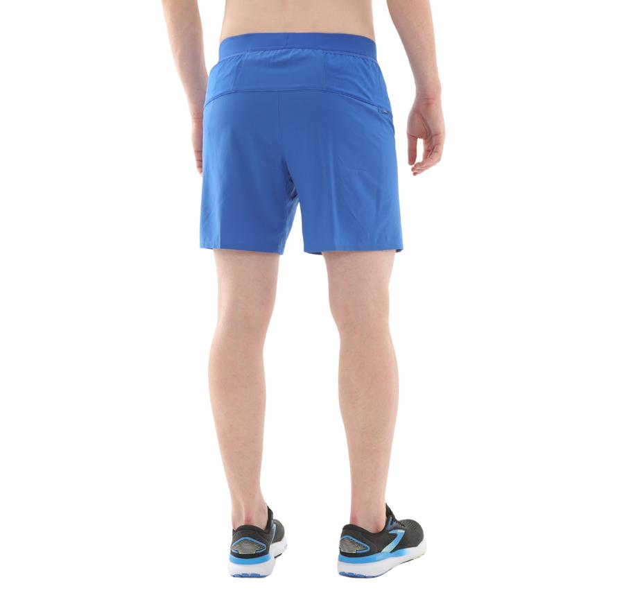 Brooks Journey 7" 2-In-1 Short Erkek Şort Ve Kapri Mavi Brooks Journey 7" 2-In-1 Short Erkek Şort Ve Kapri Mavi