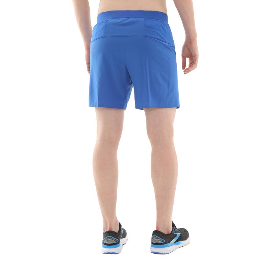 Brooks Journey 7" 2-In-1 Short Erkek Şort Ve Kapri Mavi Brooks Journey 7" 2-In-1 Short Erkek Şort Ve Kapri Mavi