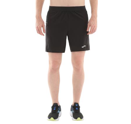 Brooks Journey 7" 2-In-1 Short Erkek Şort Ve Kapri Siyah Brooks Journey 7" 2-In-1 Short Erkek Şort Ve Kapri Siyah