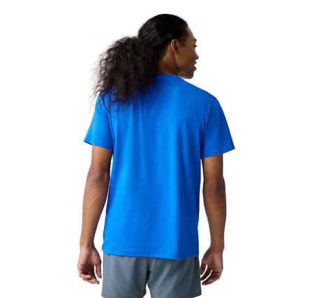 Brooks Luxe Short Sleeve Erkek T-Shirt Mavi