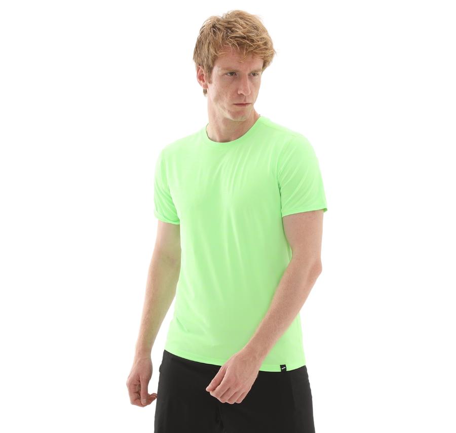 Brooks Luxe Short Sleeve Erkek T-Shirt Yeşil Brooks Luxe Short Sleeve Erkek T-Shirt Yeşil