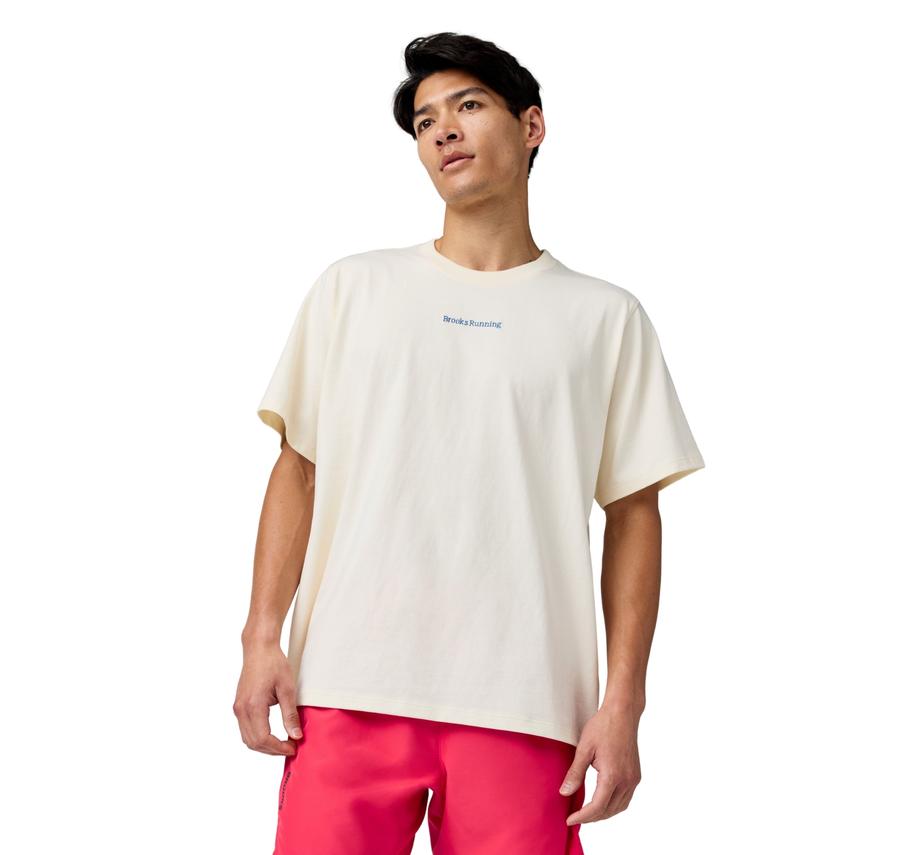 Brooks Movement Heavyweight Tee Erkek T-Shirt Brooks Movement Heavyweight Tee Erkek T-Shirt