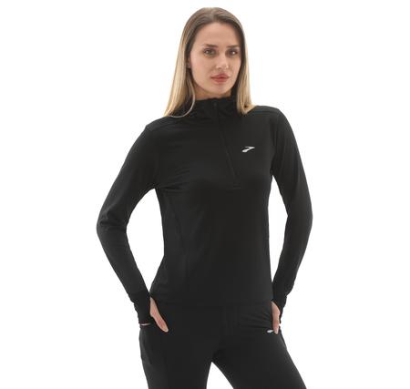 Brooks Notch Thermal Hoodie 3.0 Kadın Sweatshirt Siyah