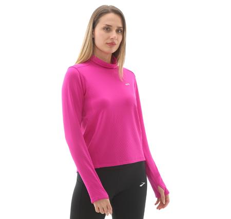 Brooks Notch Thermal Long Sleeve 3.0 Kadın Sweatshirt Pembe