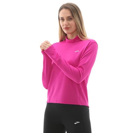 Brooks Notch Thermal Long Sleeve 3.0 Kadın Sweatshirt Pembe