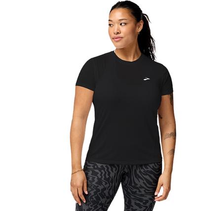 Brooks Sprint Free Short Sleeve 3.0 Kadın T-Shirt Siyah