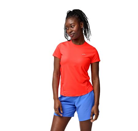 Brooks Sprint Free Short Sleeve 3.0 Kadın T-Shirt Kırmızı