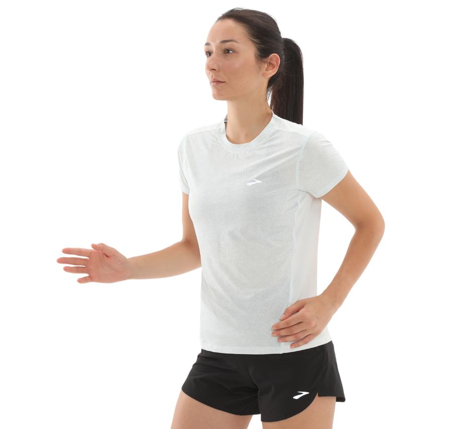 Brooks Sprint Free Short Sleeve 3.0 Kadın T-Shirt Gri Brooks Sprint Free Short Sleeve 3.0 Kadın T-Shirt Gri