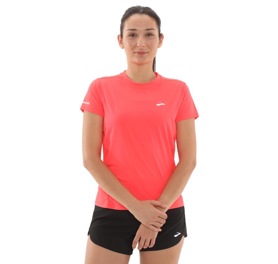 Brooks Sprint Free Short Sleeve 3.0 Kadın T-Shirt Kırmızı Brooks Sprint Free Short Sleeve 3.0 Kadın T-Shirt Kırmızı