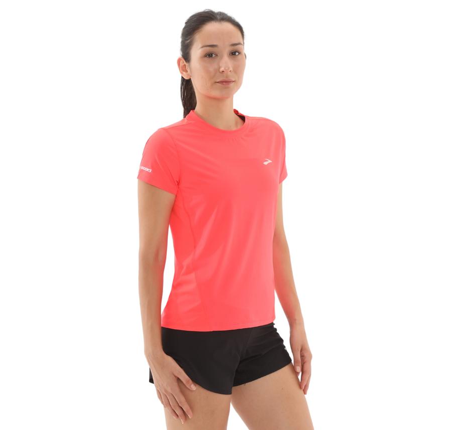 Brooks Sprint Free Short Sleeve 3.0 Kadın T-Shirt Kırmızı Brooks Sprint Free Short Sleeve 3.0 Kadın T-Shirt Kırmızı