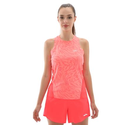 Brooks Sprint Free Tank 3.0 Kadın T-Shirt Kırmızı