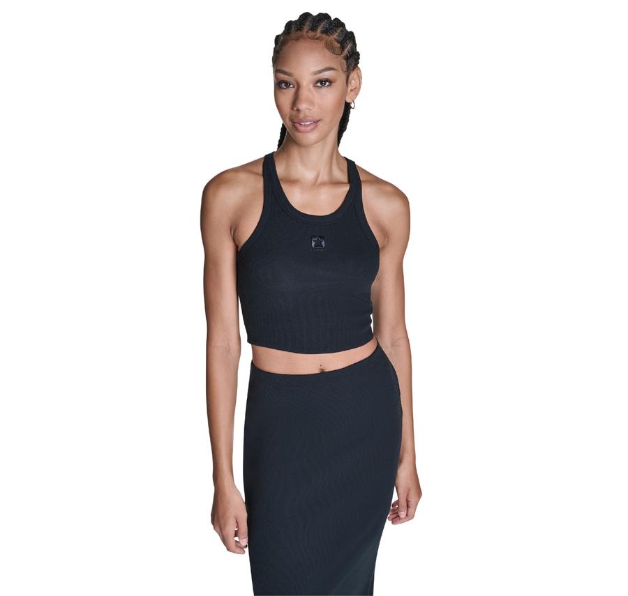 Converse Box Star Crop Tank T-Shirt Converse Box Star Crop Tank T-Shirt