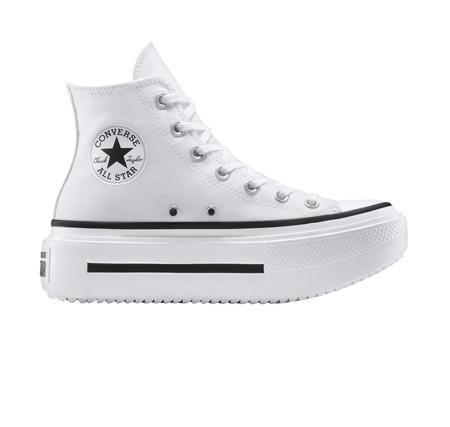 Converse Chuck Taylor All Star Lıft Double Stack Kadın Spor Ayakkabı Beyaz