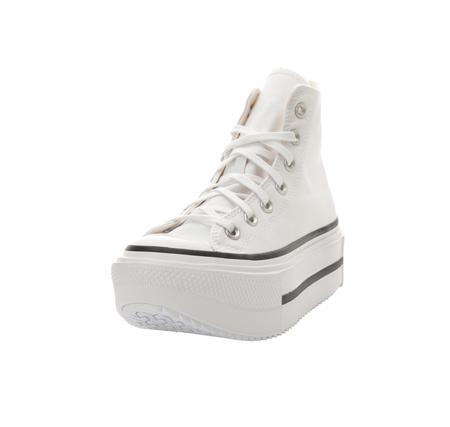 Converse Chuck Taylor All Star Lıft Double Stack Kadın Spor Ayakkabı Beyaz