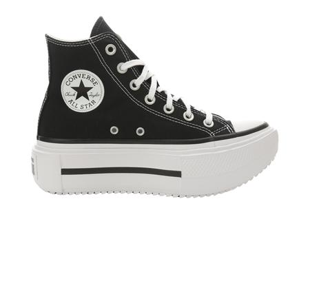 Converse Chuck Taylor All Star Lıft Double Stack Kadın Spor Ayakkabı Siyah