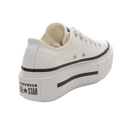 Converse Chuck Taylor All Star Lıft Double Stack Platform Kadın Spor Ayakkabı Beyaz
