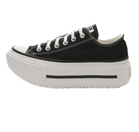 Converse Chuck Taylor All Star Lıft Double Stack Platform Kadın Spor Ayakkabı Siyah