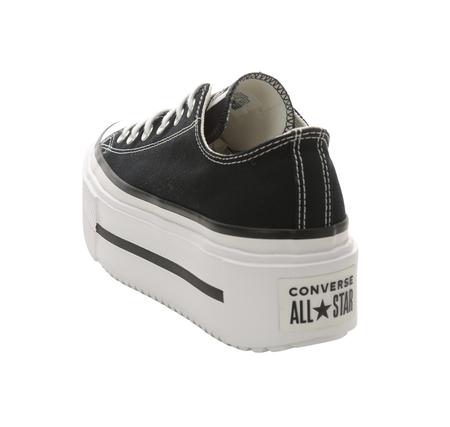 Converse Chuck Taylor All Star Lıft Double Stack Platform Kadın Spor Ayakkabı Siyah