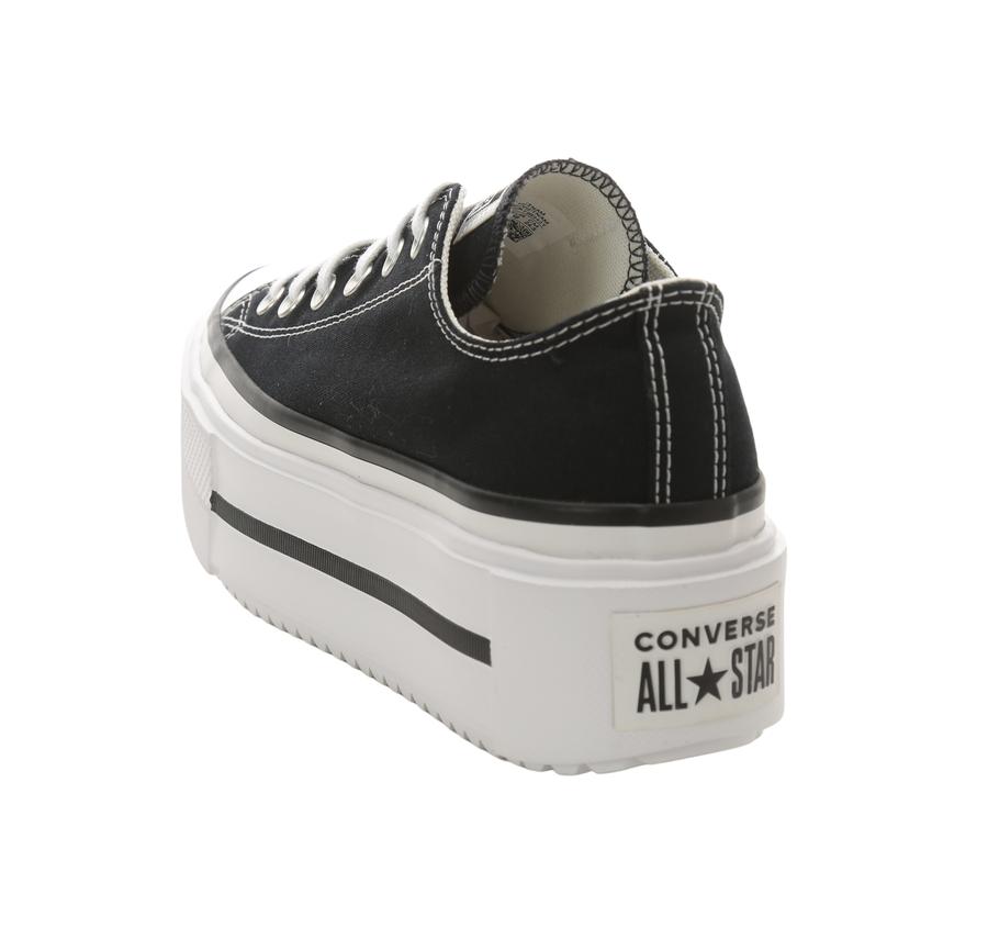 Converse Chuck Taylor All Star Lıft Double Stack Platform Kadın Spor Ayakkabı Siyah Converse Chuck Taylor All Star Lıft Double Stack Platform Kadın Spor Ayakkabı Siyah