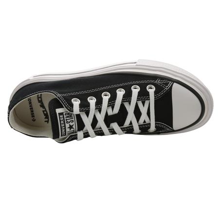 Converse Chuck Taylor All Star Lıft Double Stack Platform Kadın Spor Ayakkabı Siyah