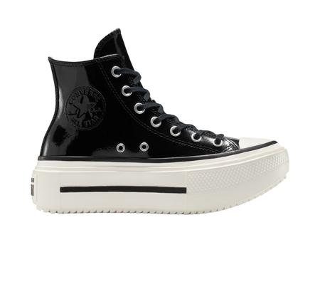 Converse Chuck Taylor All Star Lıft Double Stack Platform Pa Kadın Spor Ayakkabı Siyah