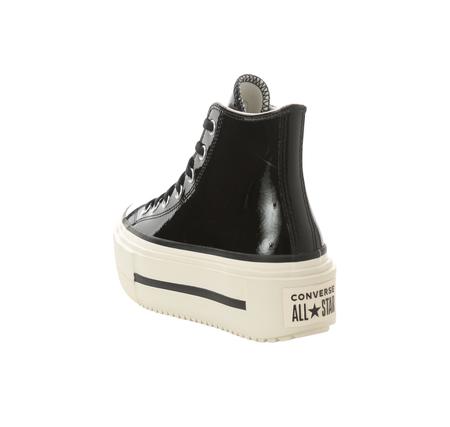 Converse Chuck Taylor All Star Lıft Double Stack Platform Pa Kadın Spor Ayakkabı Siyah