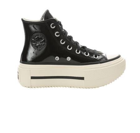 Converse Chuck Taylor All Star Lıft Double Stack Platform Pa Kadın Spor Ayakkabı Siyah